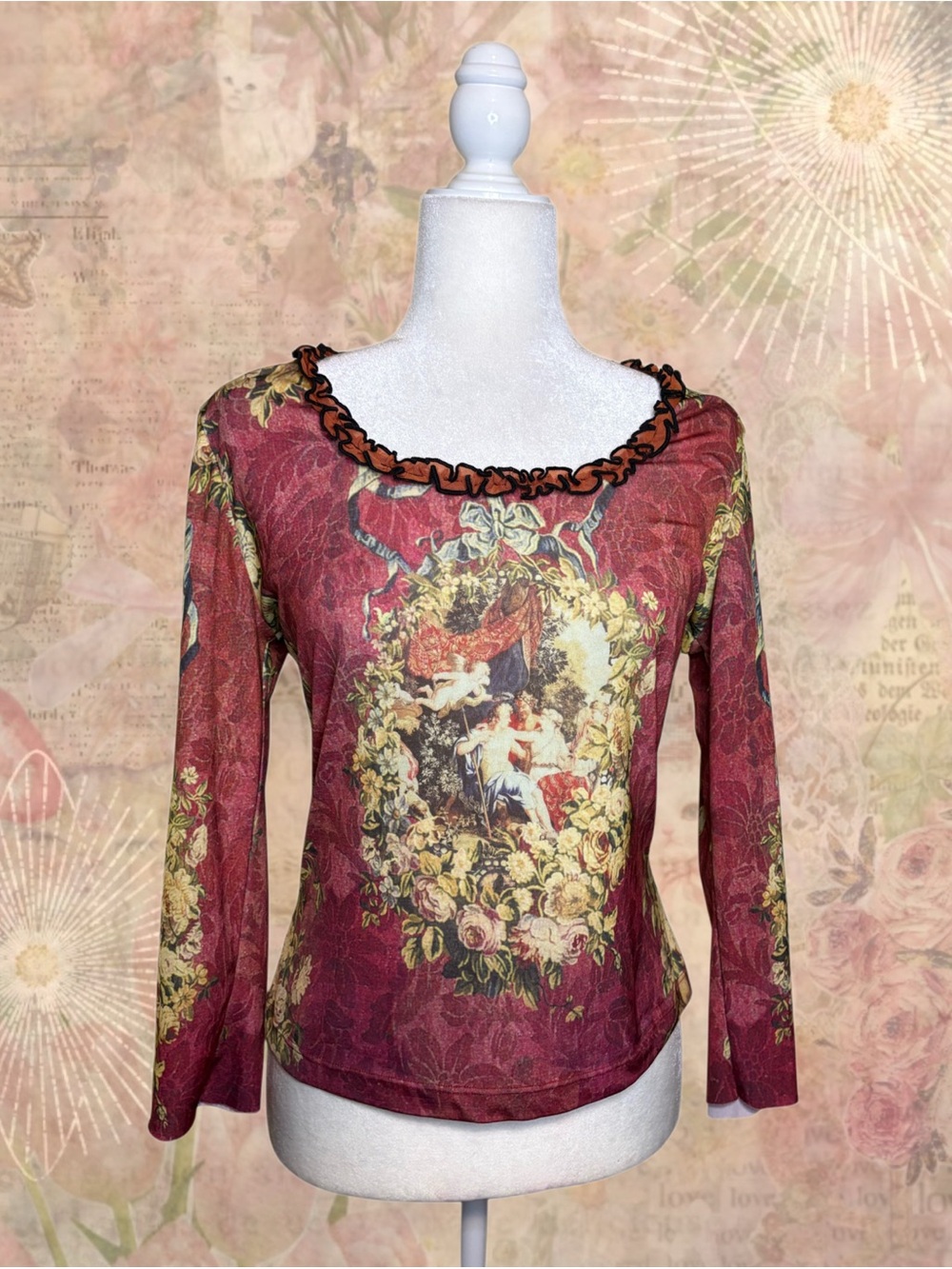 Y2K Renaissance Art Top